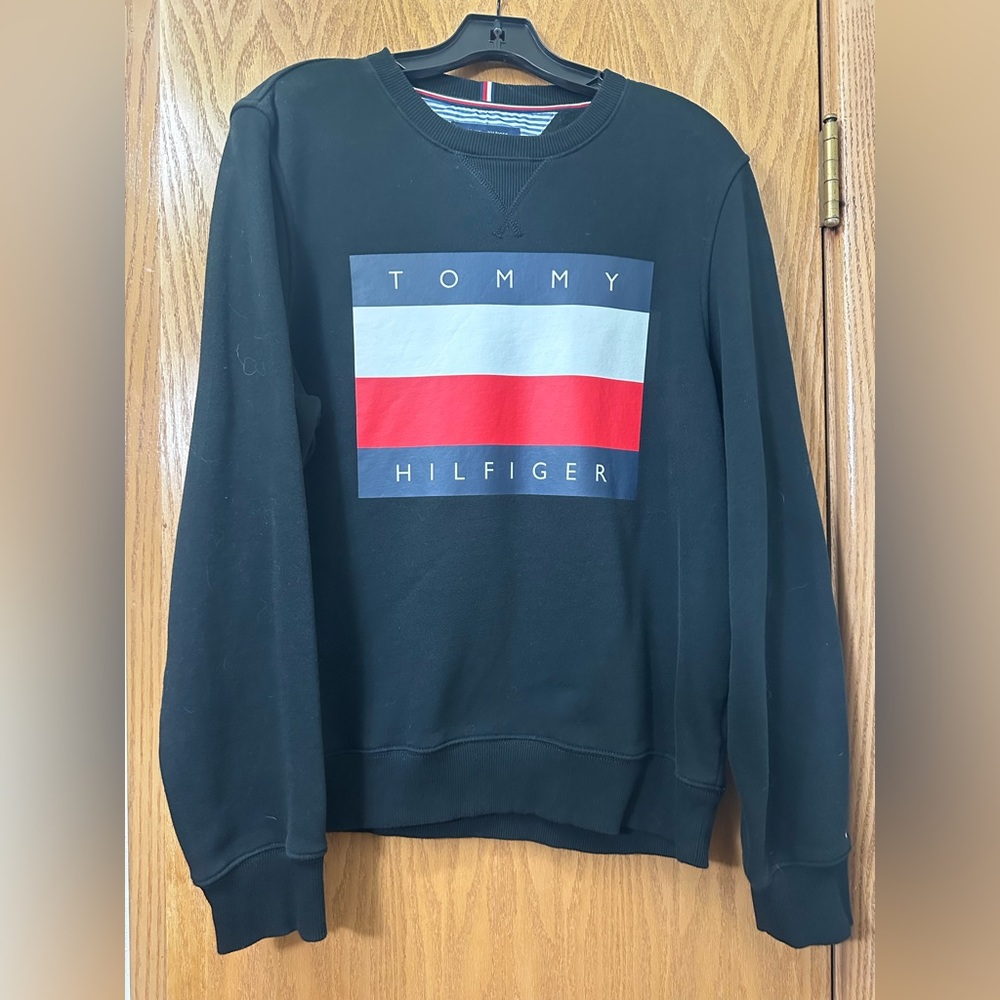 Tommy Hilfiger Black Crewneck Sweater